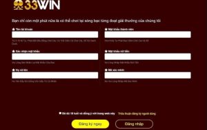 Những lưu ý cần nắm vững khi đăng nhập 33WIN